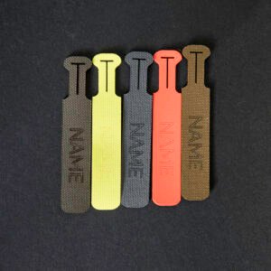 CORDURA® užtrauktuko traukikliai – 4 vnt. rinkinys su personalizacija, lazeriu pjauti, skirtingų spalvų, skirti kuprinių ir drabužių užtrauktukams