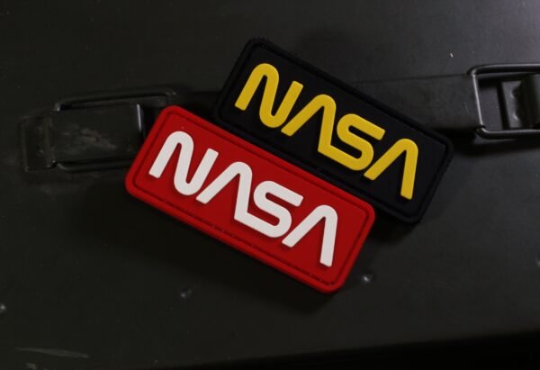 PVC guminis antsiuvas NASA raudona ir geltona