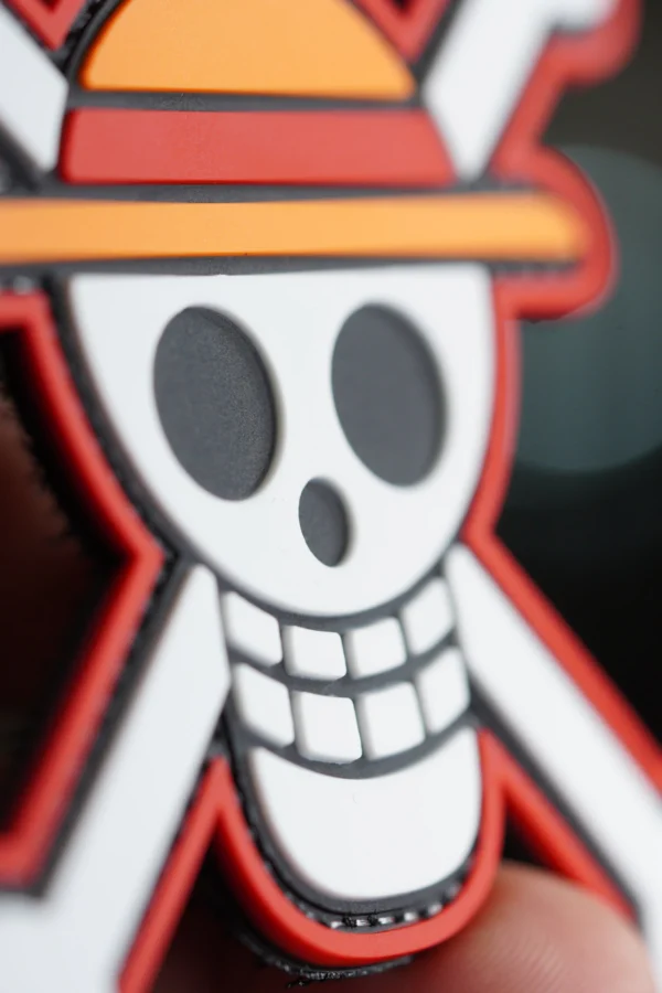 PVC guminis antsiuvas old scholl skull iš arti