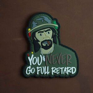 PVC antsiuvas "You never go full"