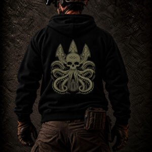 Džemperis su kapišonu Octopus – nugaros dizainas