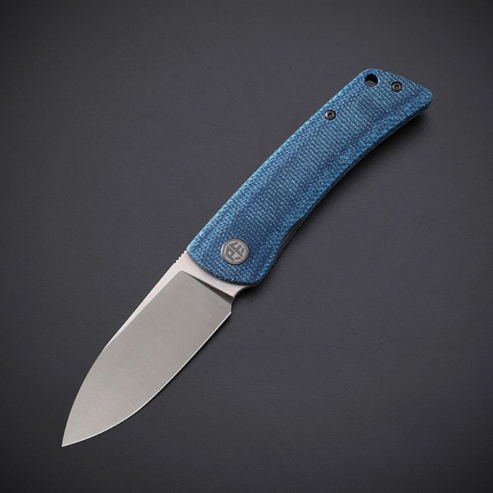 Sulankstomas peilis Flavorist Petrified Fish PFE05 satin ašmenys Micarta rankena EDC peilis