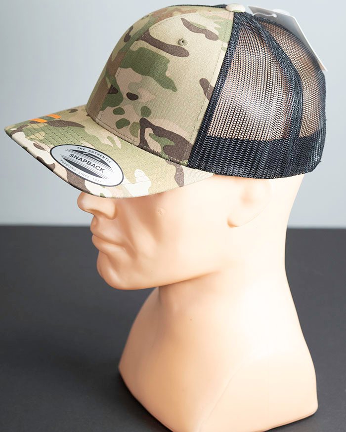 "Multicam" snapback kepuraitė su tinkleliu